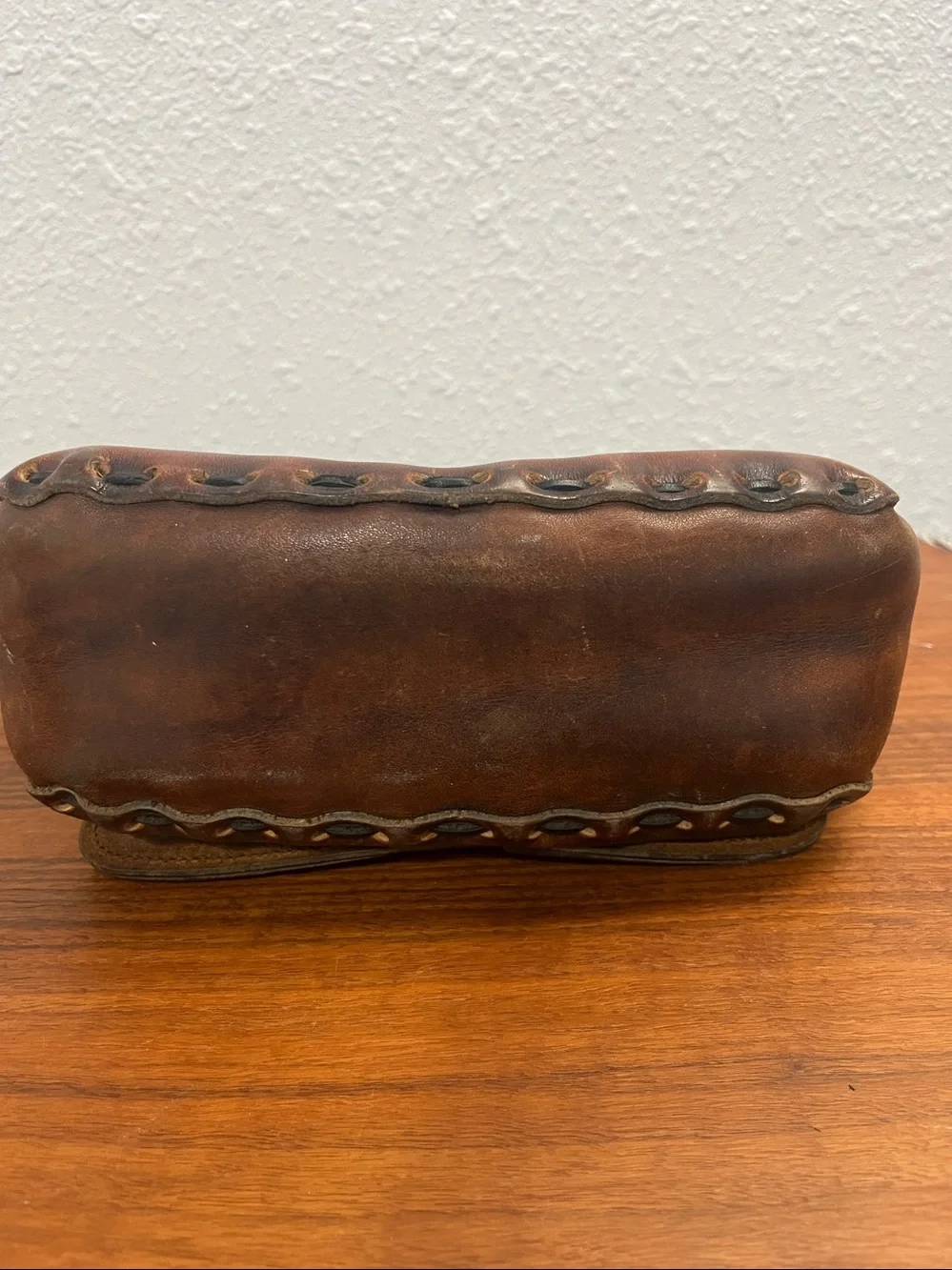 1970’ Genuine Leather Floral Hobo Bag